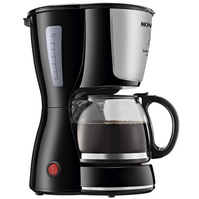 Cafeteira Elétrica Mondial Dolce Arome Inox C-30 18 Xícaras Preto / 110V