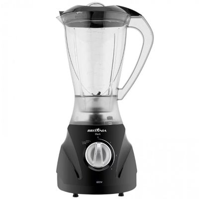 Liquidificador Britânia Black 600W com 3 Velocidades Preto / 110V