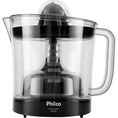 Espremedor de Frutas Philco PEF700P com 2 Cones 1,5L e 70 W Preto / 110V