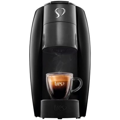 Cafeteira Espresso TRES Lov Automática Multibebidas Preto / 110V