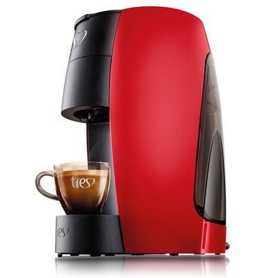 Cafeteira Espresso TRES Lov Automática Multibebidas Vermelho / 110V