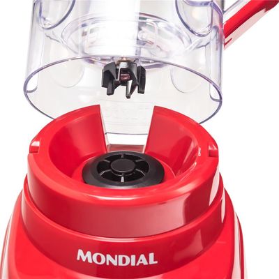 Liquidificador Mondial L99-FR Turbo Power 500W com 3 Velocidades Vermelho / 110V