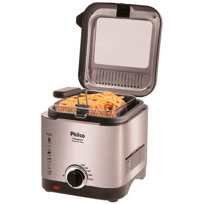 Fritadeira de Imersão ao Óleo Deep Fry 1.8L Philco Inox / 110V