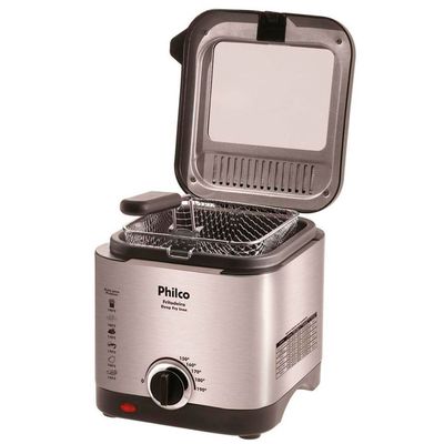 Fritadeira de Imersão ao Óleo Deep Fry 1.8L Philco Inox / 110V