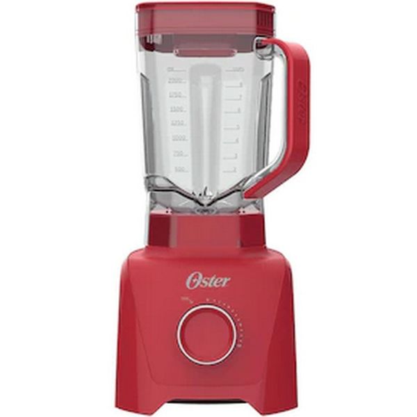 Liquidificador OLIQ60 com 1100W e 12 Velocidades e Pulsar Oster Vermelho / 110V Liquidificador OLIQ60 com 1100W e 12 Velocidades e Pulsar Oster Vermelho / 110V