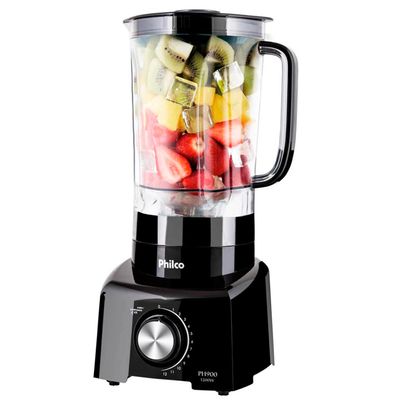Liquidificador PH900 com 12 Velocidades 1200W Philco Preto / 110V