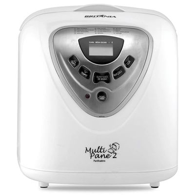 Panificadora Multi Pane com Timer e 12 Programas de Preparo Britânia Branco / 220V