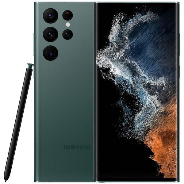 Smartphone Samsung Galaxy S22 Ultra 5G 256GB 12GB RAM Tela Infinita 6.8 Polegadas Verde