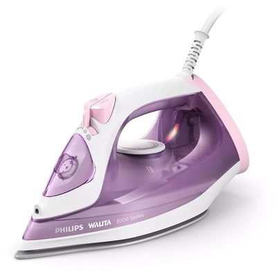 Ferro de Passar a Vapor Base de Cerâmica com Spray Philips Walita 3000 Series Rosa 2000 W Rosa / 110V