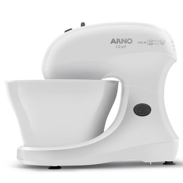 Batedeira Arno Chef SM00 com 5 Velocidades e 400W Branco / 220V