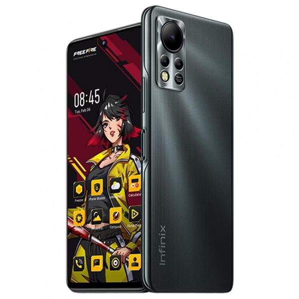 Smartphone Free Fire Limited Edition Black com 128 GB, Tela 6,78 Infinix Preto