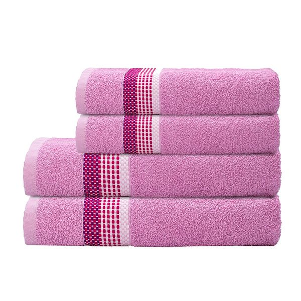Toalha de Rosto Camesa Vênus Algodão Rosa
