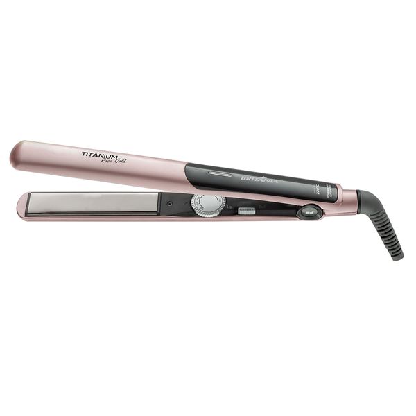 Prancha Britânia Titanium Rose Gold Bivolt
