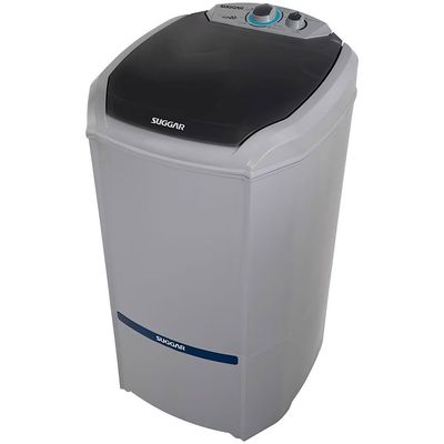 Lavadora de Roupas 20kg Suggar Lavamax Eco LE2001/2002PR com 6 Programas de Lavagem Prata / 220V