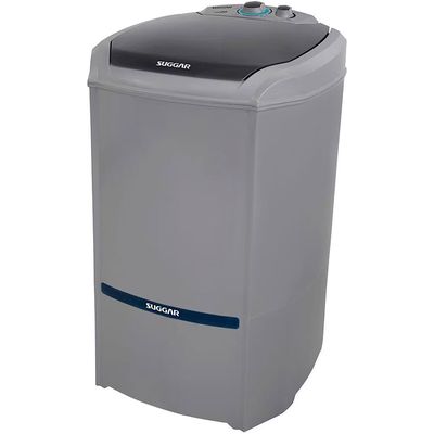 Lavadora de Roupas 20kg Suggar Lavamax Eco LE2001/2002PR com 6 Programas de Lavagem Prata / 220V