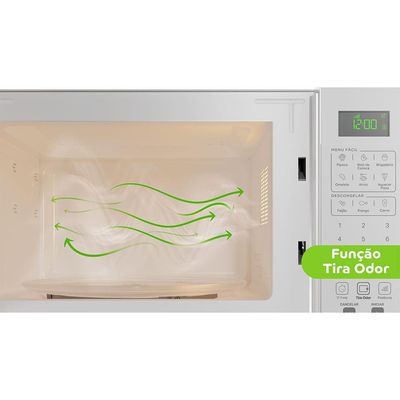 Forno de Micro-ondas Consul CMS46AB com Função Menu Fácil 32L Branco / 110V