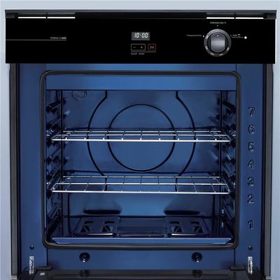 Forno de Embutir a Gás Brastemp 78 Litros BOA84AE com Grill e Timer Touch Preto / 220V