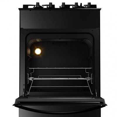 Fogão 4 Bocas Automático BFO4VAE Mesa de Vidro Temperado Brastemp Preto / Bivolt