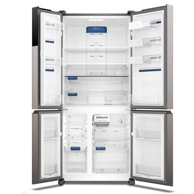 Geladeira Electrolux Multidoor Experience IQ8S Frost Free com Tecnologia Inverter e FlexiSpace 581 L Inox / 110V