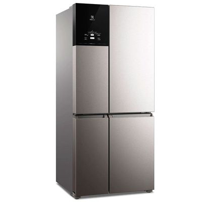 Geladeira Electrolux Multidoor Experience IQ8S Frost Free com Tecnologia Inverter e FlexiSpace 581 L Inox / 110V