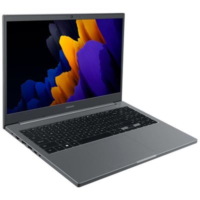 Notebook Samsung Core i3-1115G4 4GB 256GB SSD Tela Full HD 15.6 Windows 11 Book NP550XDA-KV3BR Cinza / Bivolt
