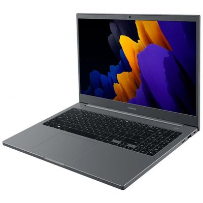 Notebook Samsung Core i3-1115G4 4GB 256GB SSD Tela Full HD 15.6 Windows 11 Book NP550XDA-KV3BR Cinza / Bivolt