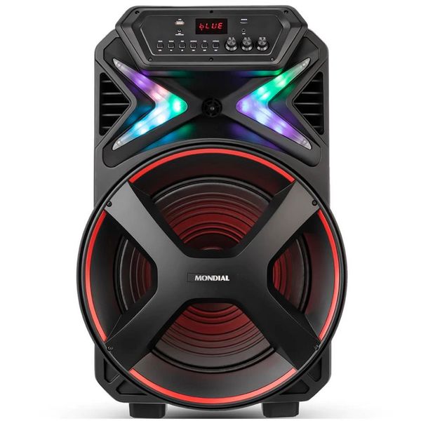 Caixa Amplificada CM-700 Bluetooth USB e Rádio FM 700W Mondial Preto