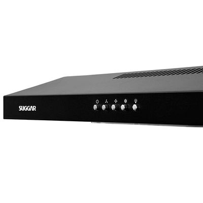 Depurador de Ar Suggar Slim DPS161PT/DPS162PT com 3 Velocidades - 60 cm Preto / 220V