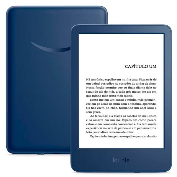 Kindle Amazon 11ª Geração com Tela de 6, 16GB, Wi-Fi e Iluminação Embutida Azul