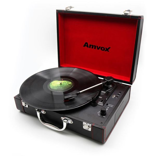 Vitrola Amvox AVT 1299 com Bluetooth e USB - 15W Preto