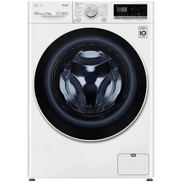 Lava e Seca Smart 13KG Inteligência Artificial LG Branco / 110V