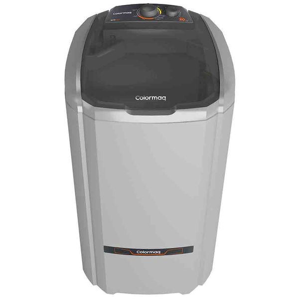 Lavadora Semiautomática 20KG LCS20 6 Programas de Lavagem e Reúso de Água Colormaq Prata / 110V