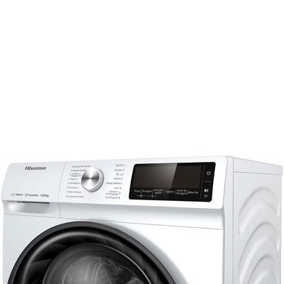 Lava e Seca Hisense WD5Q13 com Motor Inverter e Função Steam - 13/8kg Branco / 110V