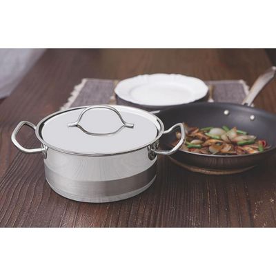 Caçarola Funda Tramontina Professional Gourmet Inox - 16cm Inox