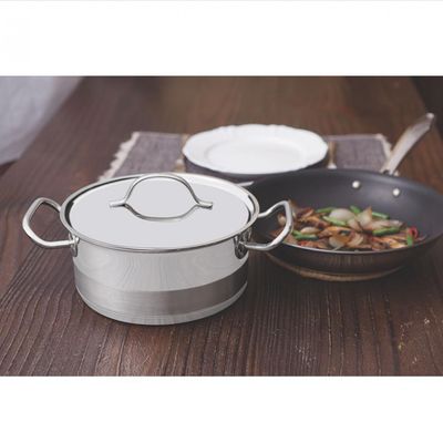 Caçarola Funda Tramontina Professional Gourmet Inox 20cm Inox