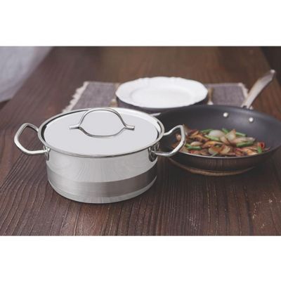 Caçarola Rasa Tramontina Professional Gourmet Inox - 16cm Inox
