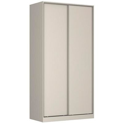 Guarda-Roupa Compact 2 Portas de Correr 3 Gavetas Nova Mobile Branco