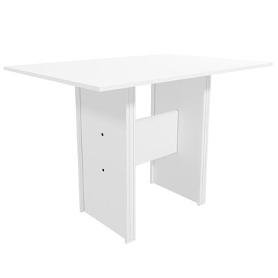 Mesa de Jantar com 4 Cadeiras Pequi Indekes Branco