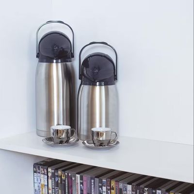 Garrafa Térmica Mor Nobile Inox 1,3 L Preto com Inox