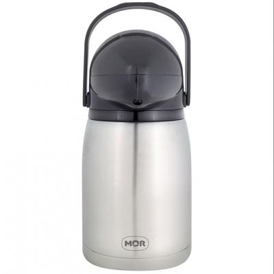 Garrafa Térmica Mor Nobile Inox 1,3 L Preto com Inox