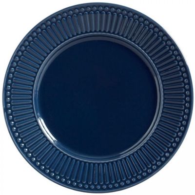 Aparelho de Jantar 18 Peças Porto Brasil Roma em Cerâmica Feldspática Azul