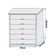 Cômoda Hamburgo com 6 Gavetas Mademarques Off White