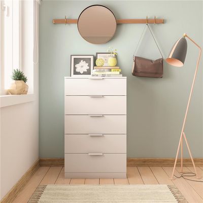 Cômoda Versatti com 5 Gavetas Bartira Branco