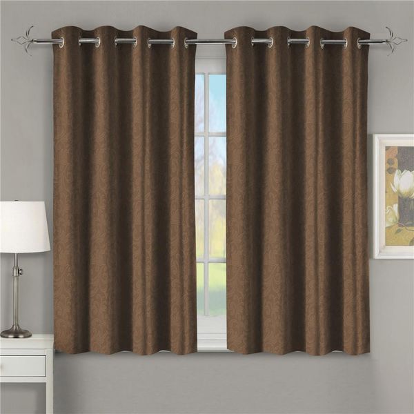Cortina Conthey Rocca 180x300cm Marrom