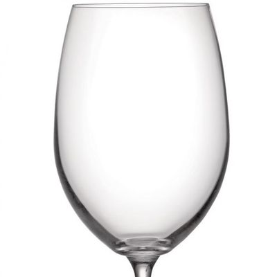 Conjunto de Taças para Vinho Branco Bohemia Anna 350 ml em Cristal Ecológico 6 Peças Transparente