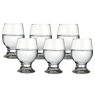 Conjunto de Taças para Água Paulista 250ml 6 Peças Nadir Transparente