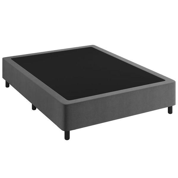 Base Box para Colchão de Casal Sealy em Tecido Suede 37x138x188 cm Cinza Base Box para Colchão de Casal Sealy em Tecido Suede 37x138x188 cm Cinza