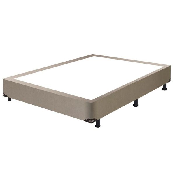 Base Box para Colchão de Casal Alpha 38x138x188 cm Hellen Bege Base Box para Colchão de Casal Alpha 38x138x188 cm Hellen Bege