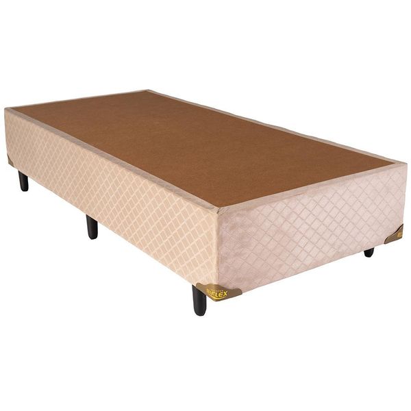 Base Box Solteiro Biflex Passione 30x88x188 cm Areia
