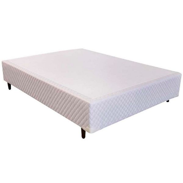 Base Box para Colchão Casal Sellect 39x138x188cm Herval Branco Base Box para Colchão Casal Sellect 39x138x188cm Herval Branco